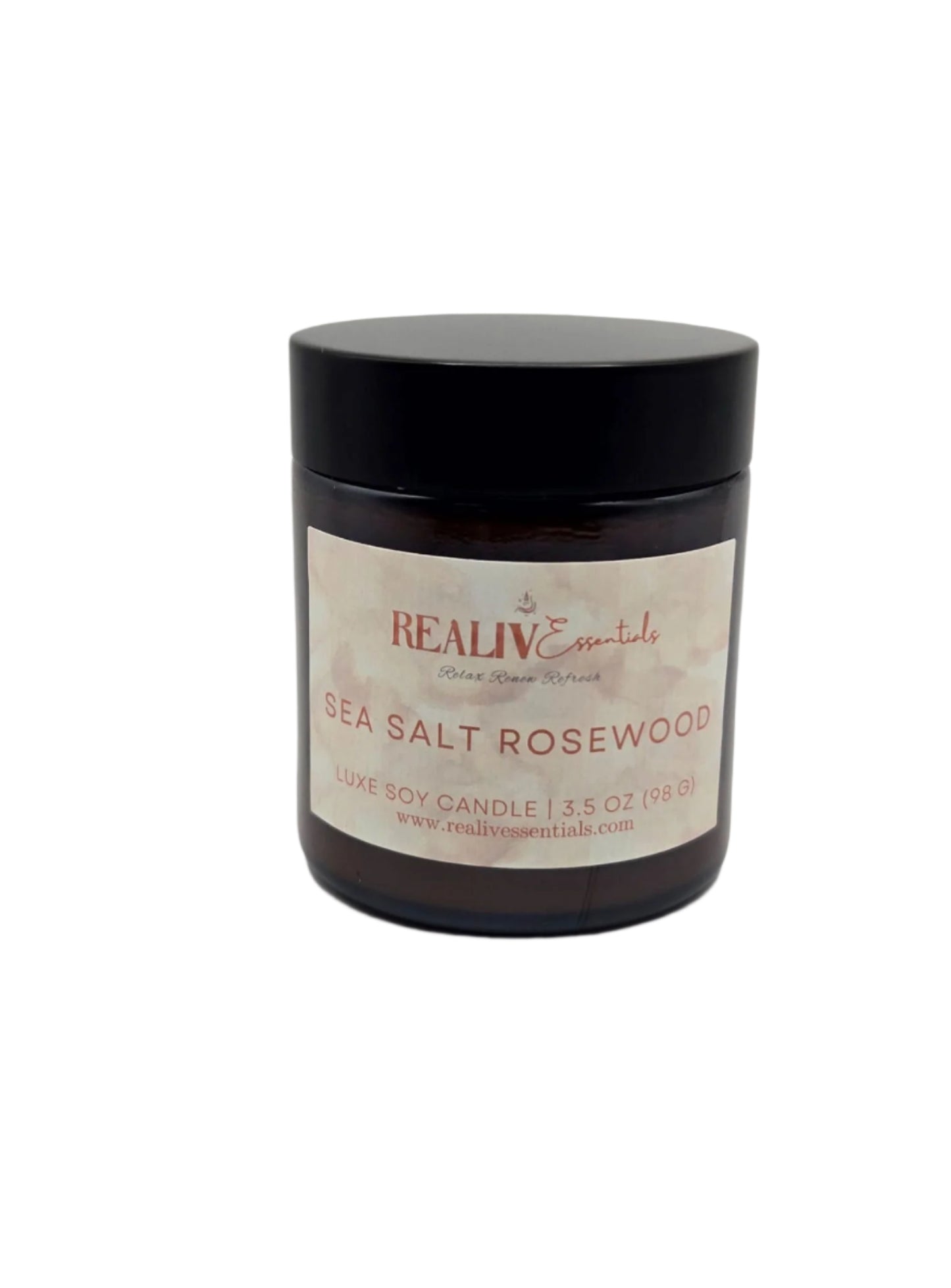 SEA SALT ROSEWOOD - 3.5oz Candles